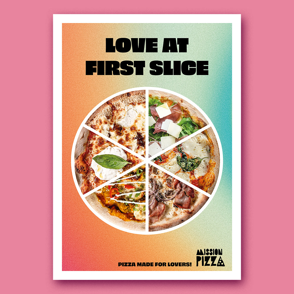 POSTER "LOVE AT FIRST SLICE"
